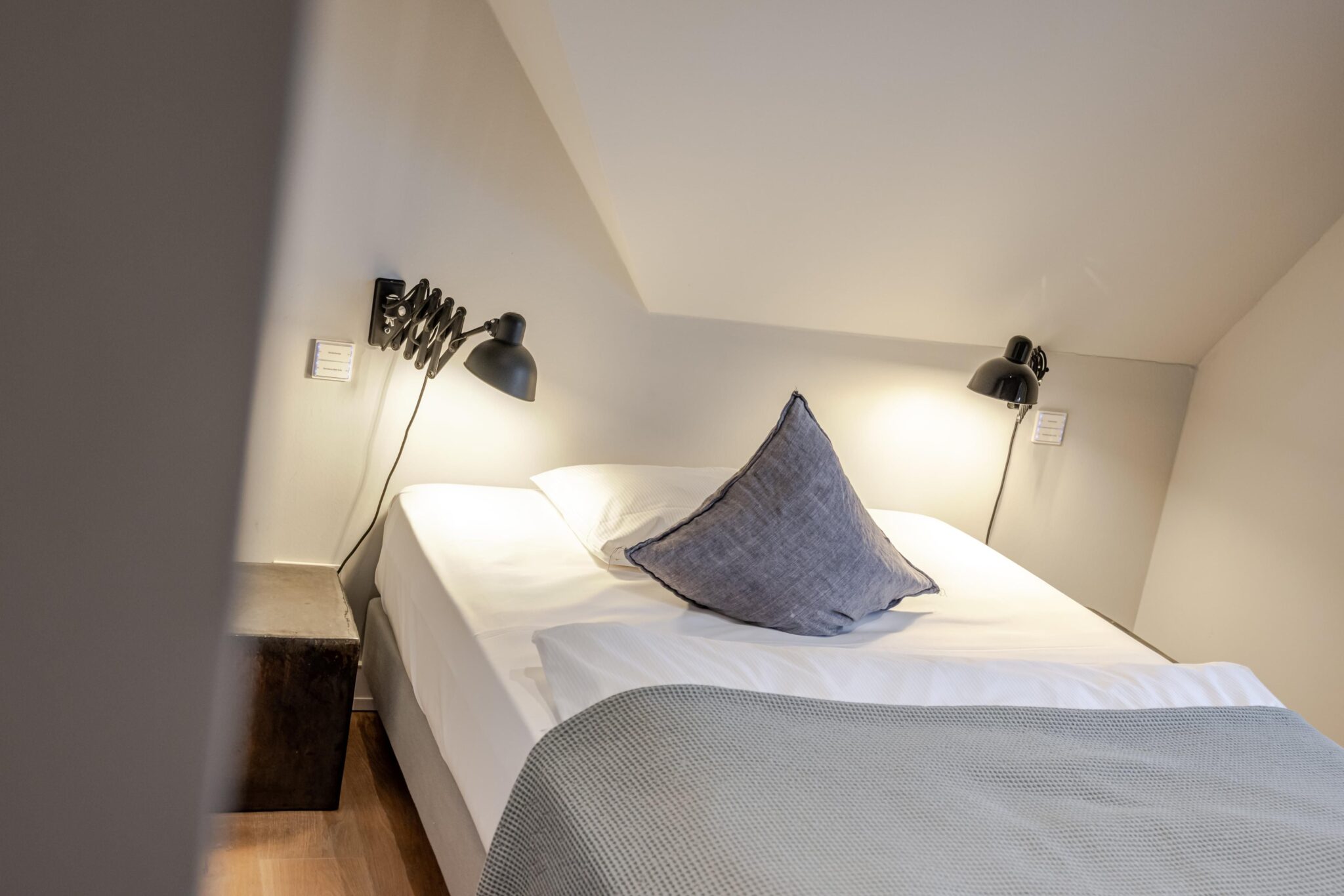 Schlafzimmer in Ferienwohnung auf Sylt