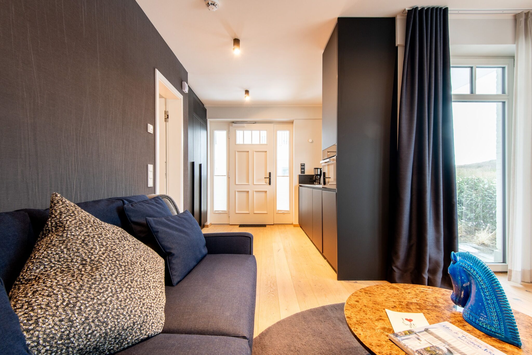 Couch in Ferienwohnung auf Sylt