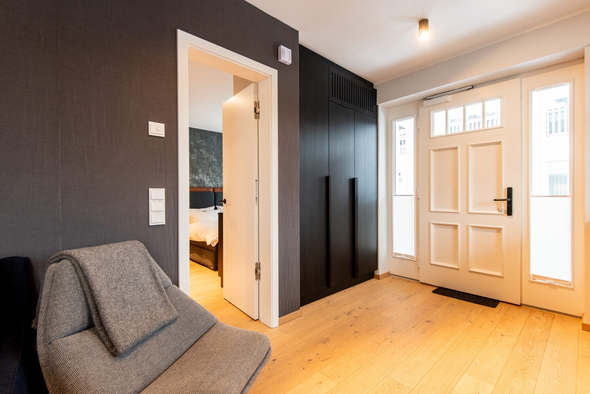 Eingang zur Ferienwohnung auf Sylt