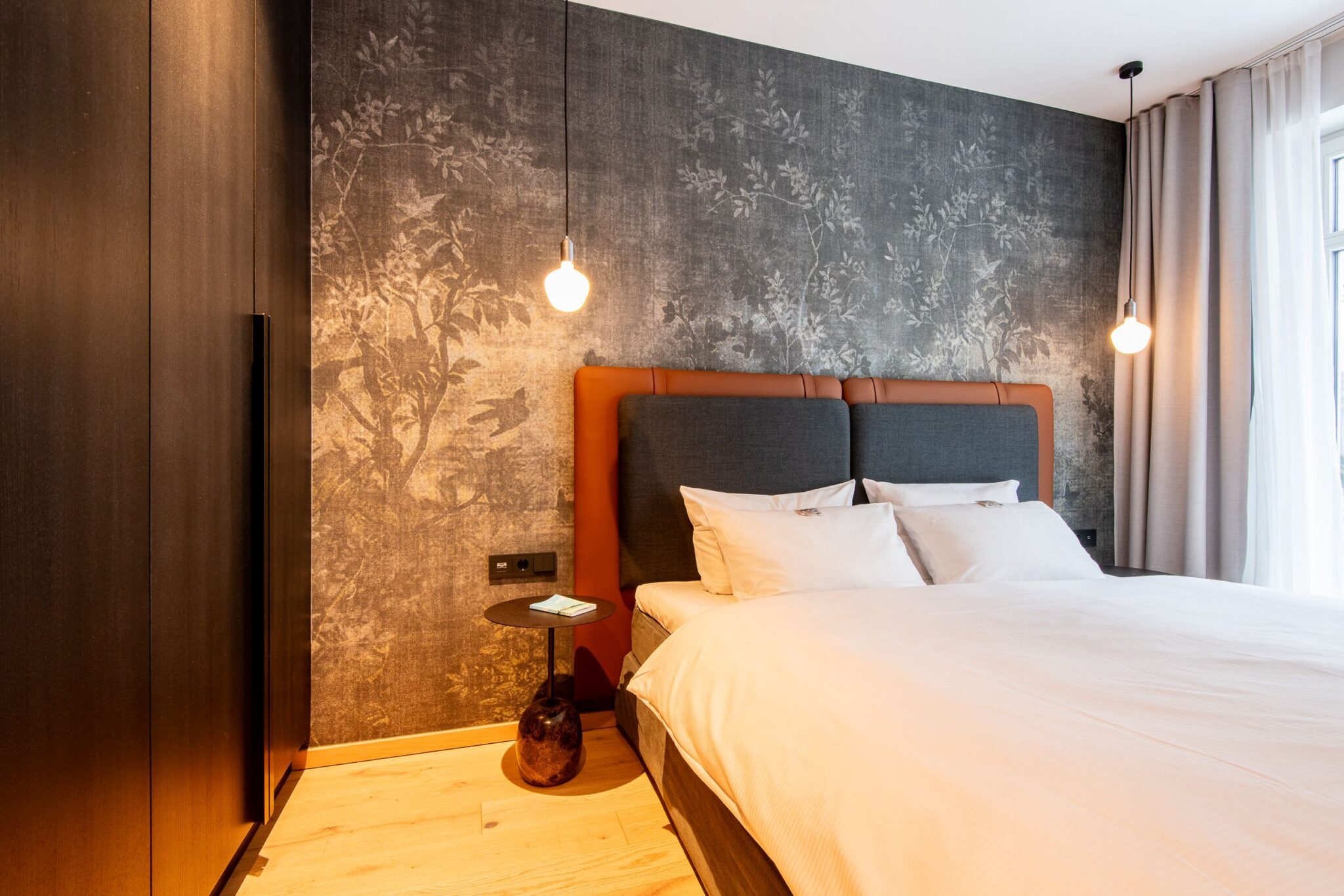 Schlafzimmer in Ferienwohnung auf Sylt