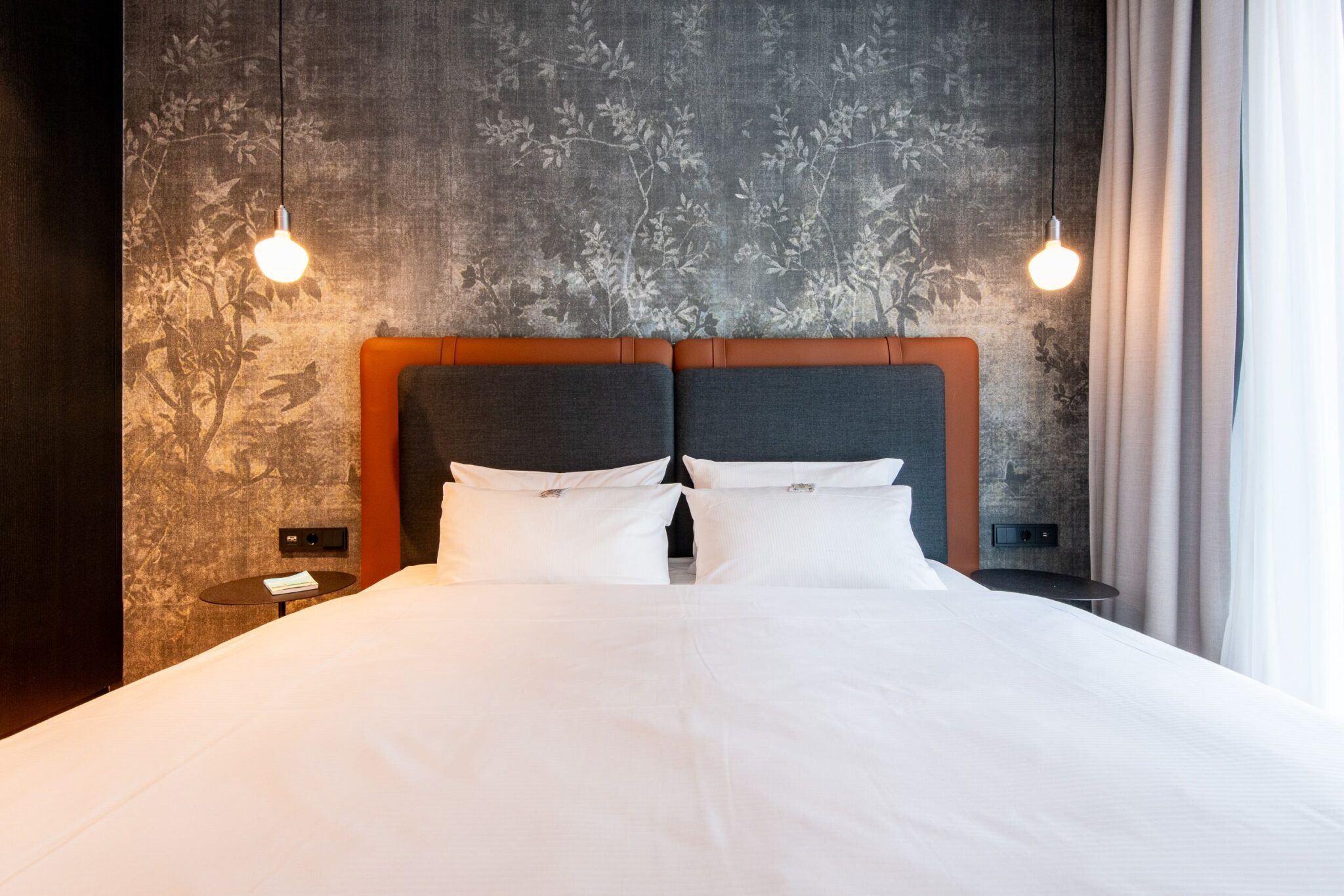 Doppelbett in Ferienwohnung auf Sylt