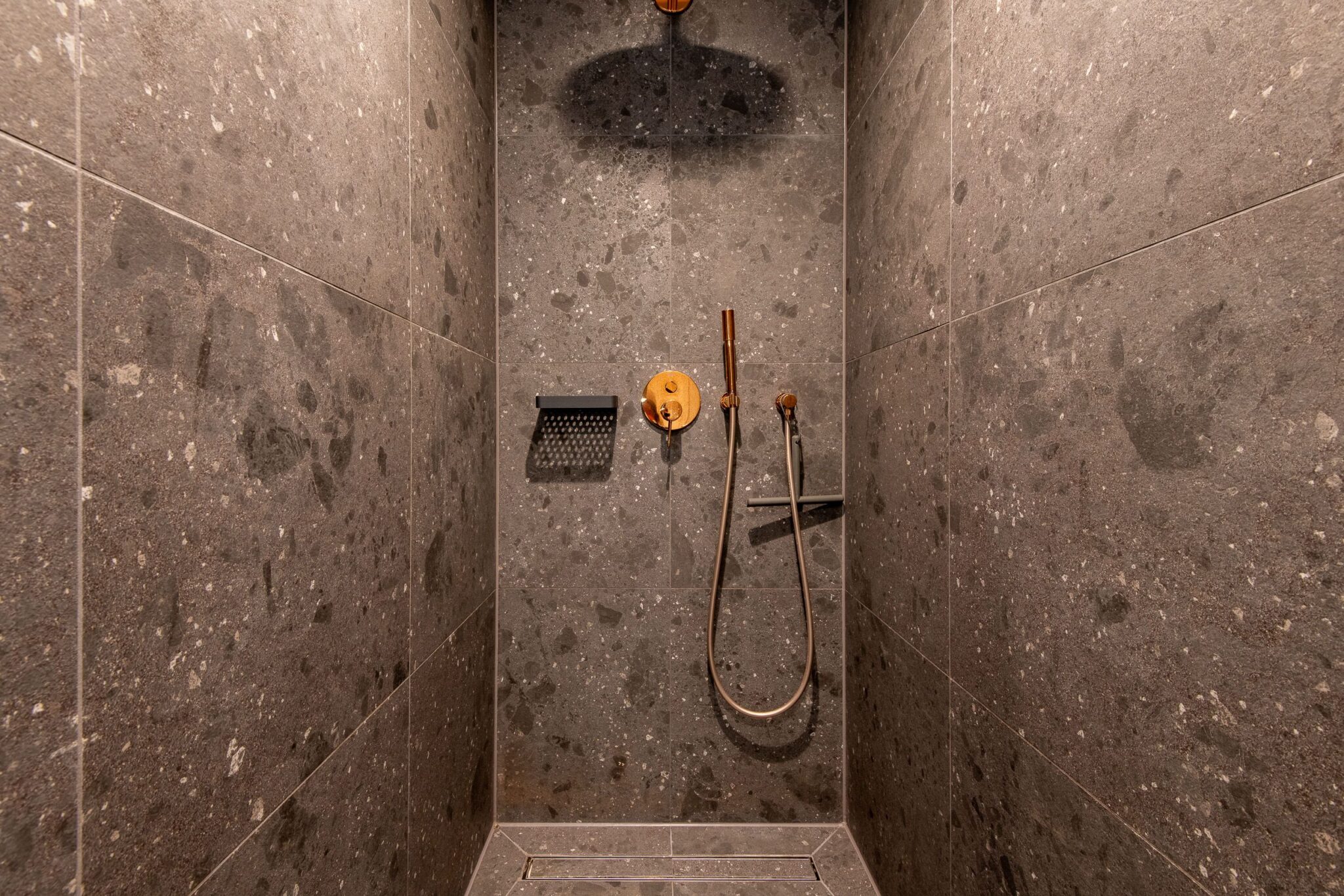 Regendusche in Ferienwohnung auf Sylt