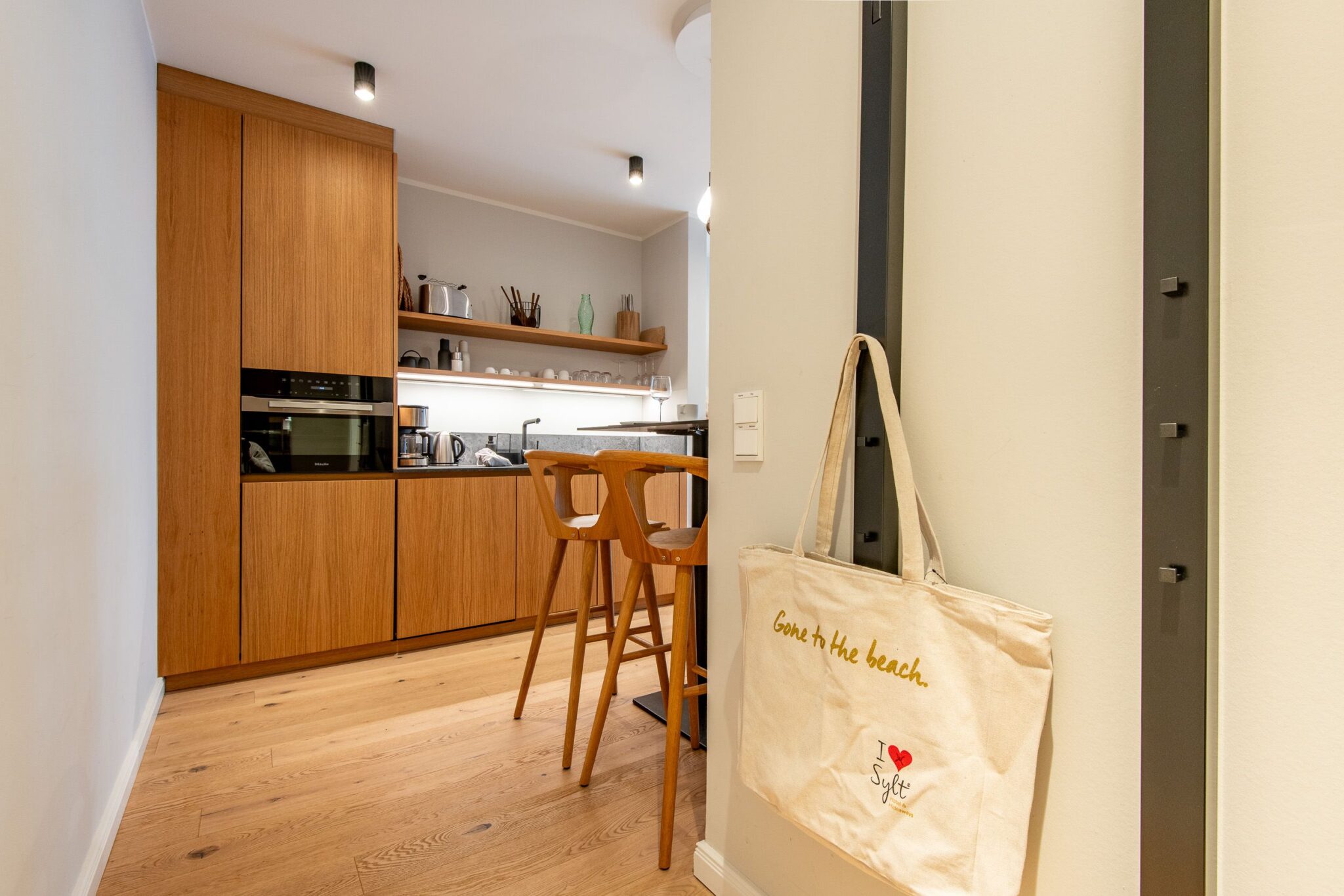 Küche in Ferienwohnung auf Sylt