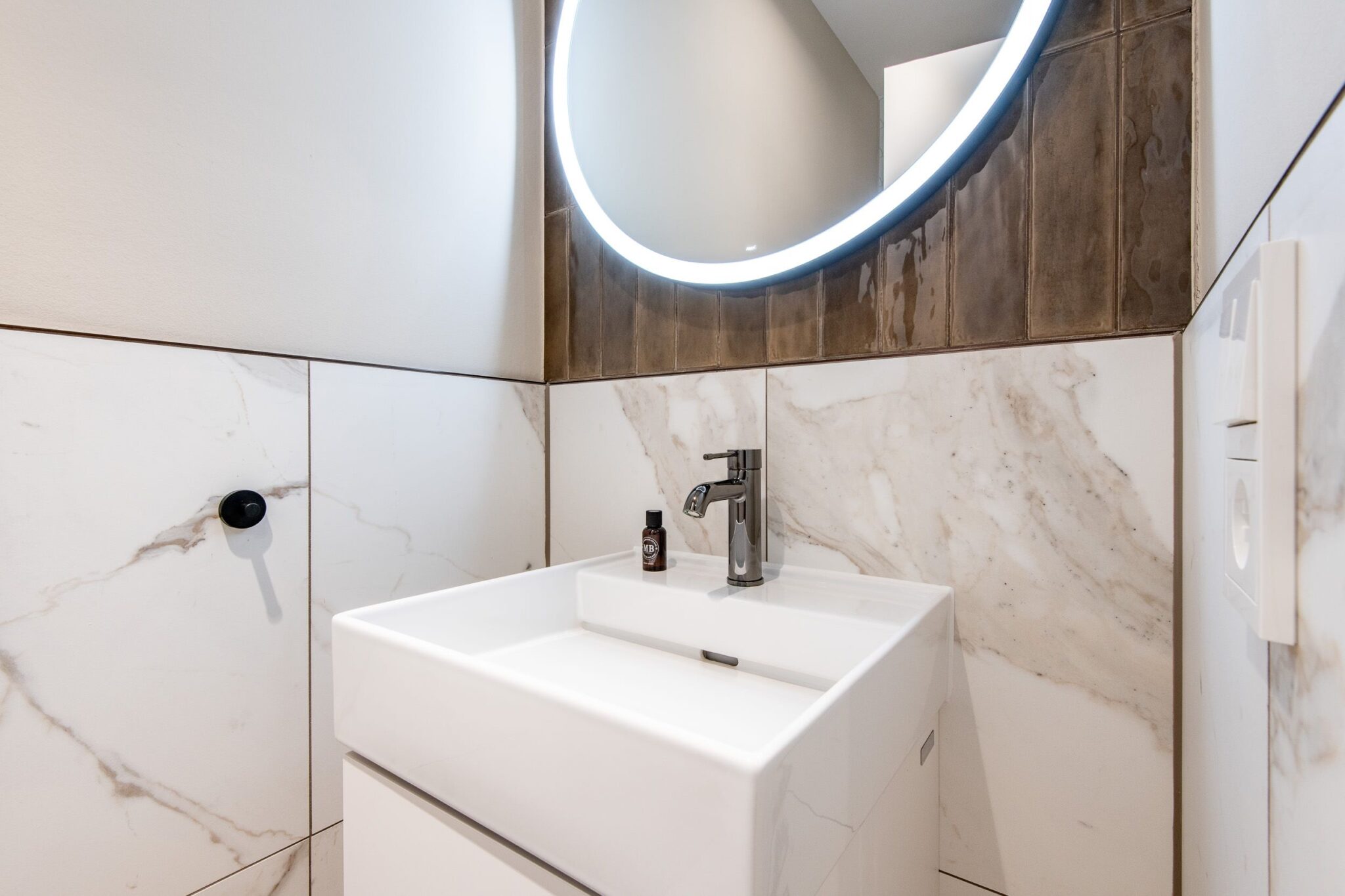 Bad in Ferienwohnung auf Sylt