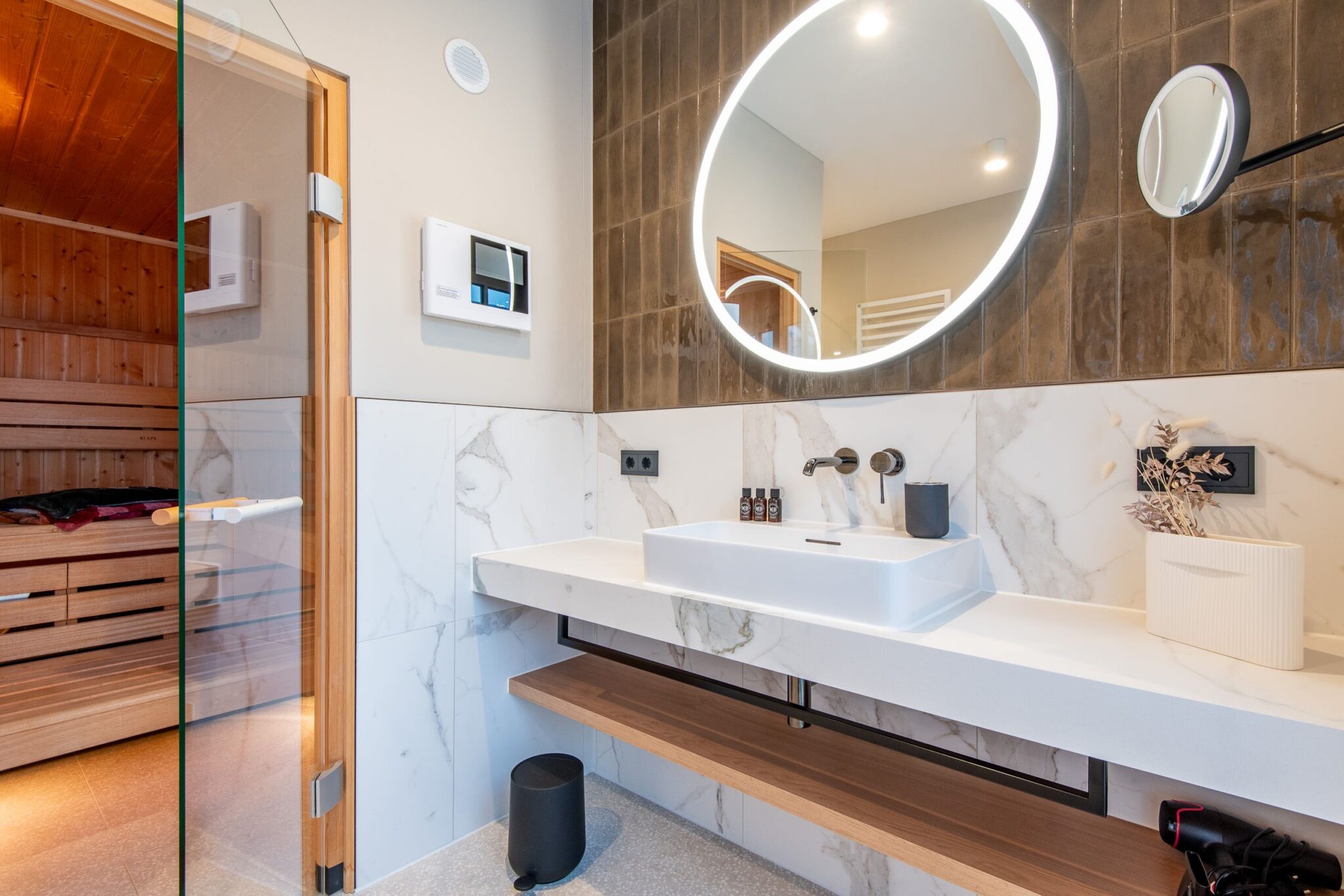 Bad in Ferienwohnung auf Sylt