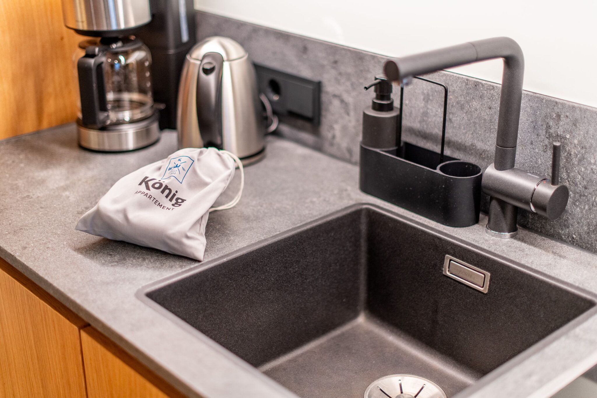 Küche in Ferienwohnung auf Sylt