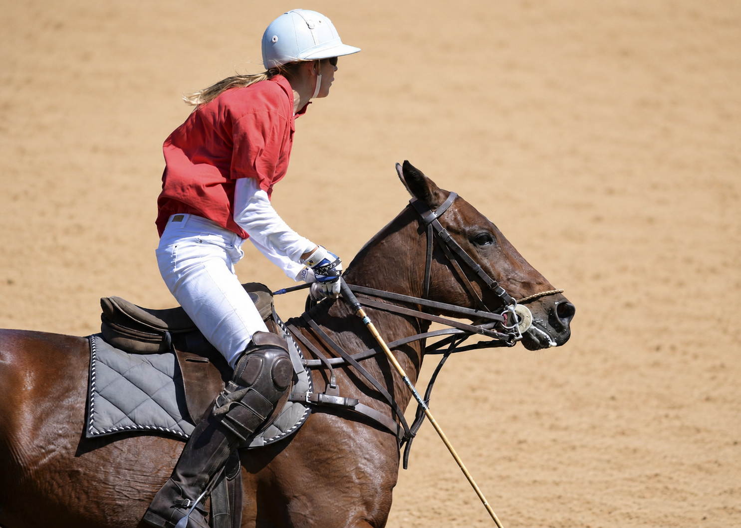 Frau am Reiten auf Sylt