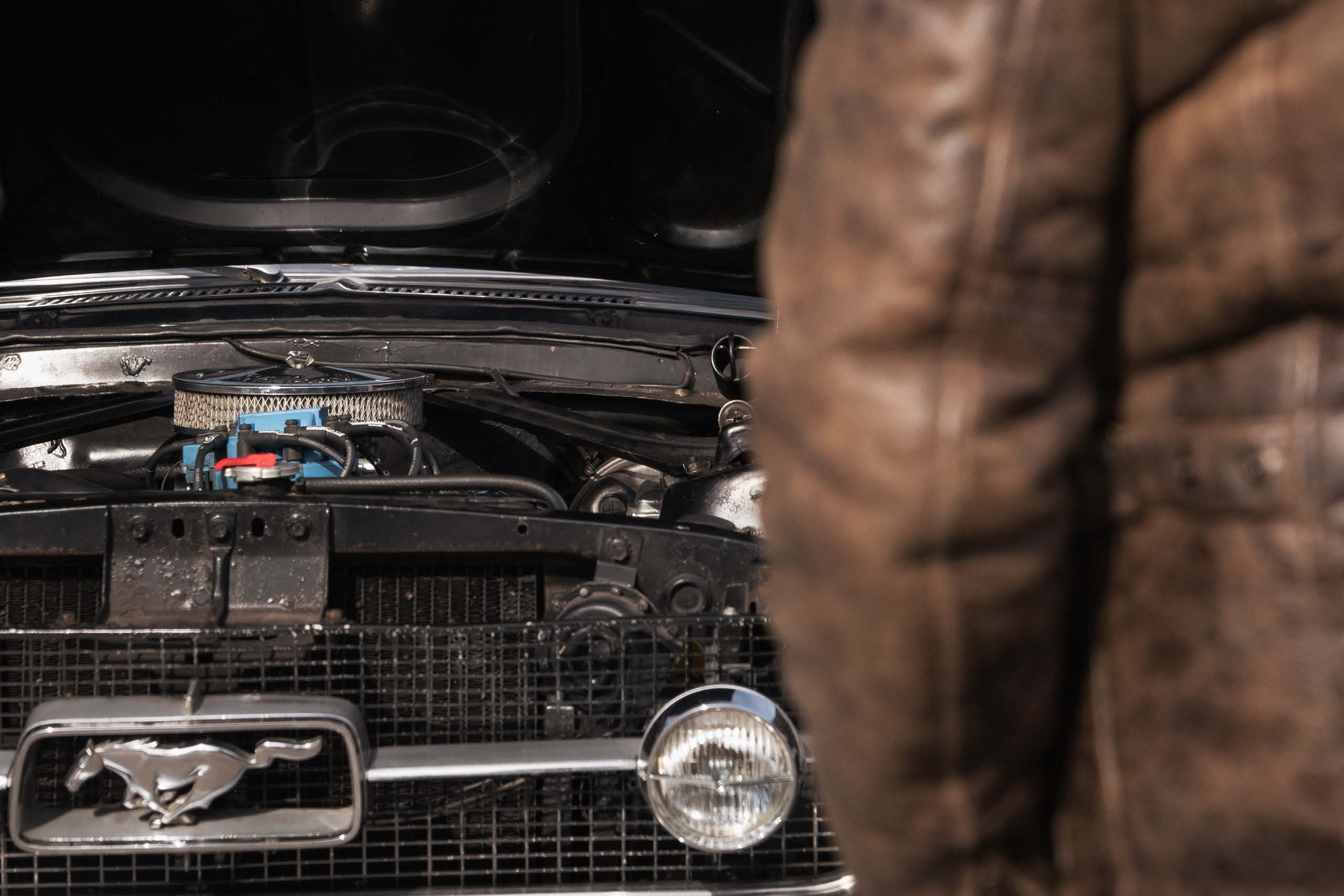 oldtimer motorhaube