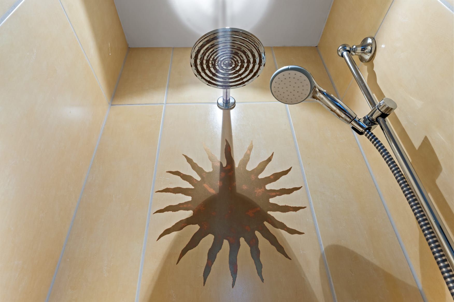 Dusche in Ferienhaus auf Sylt