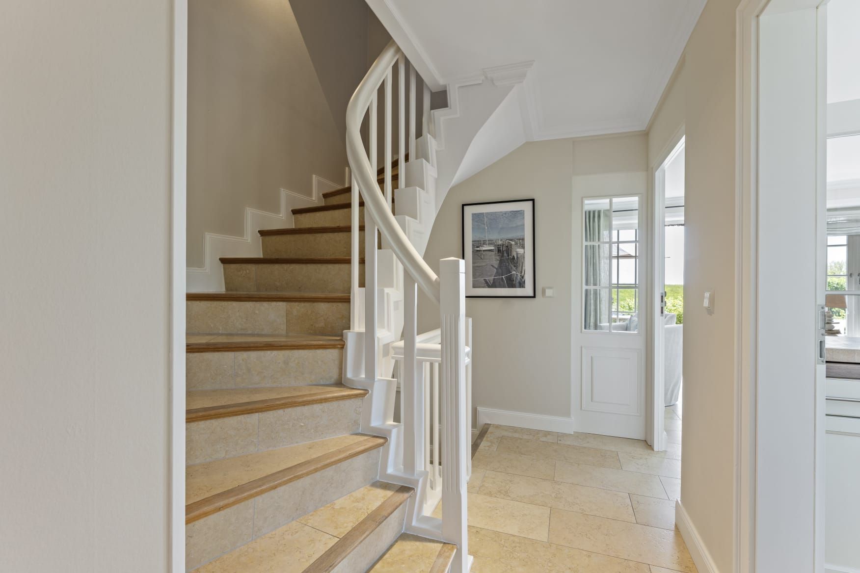 Treppe in Ferienhaus auf Sylt