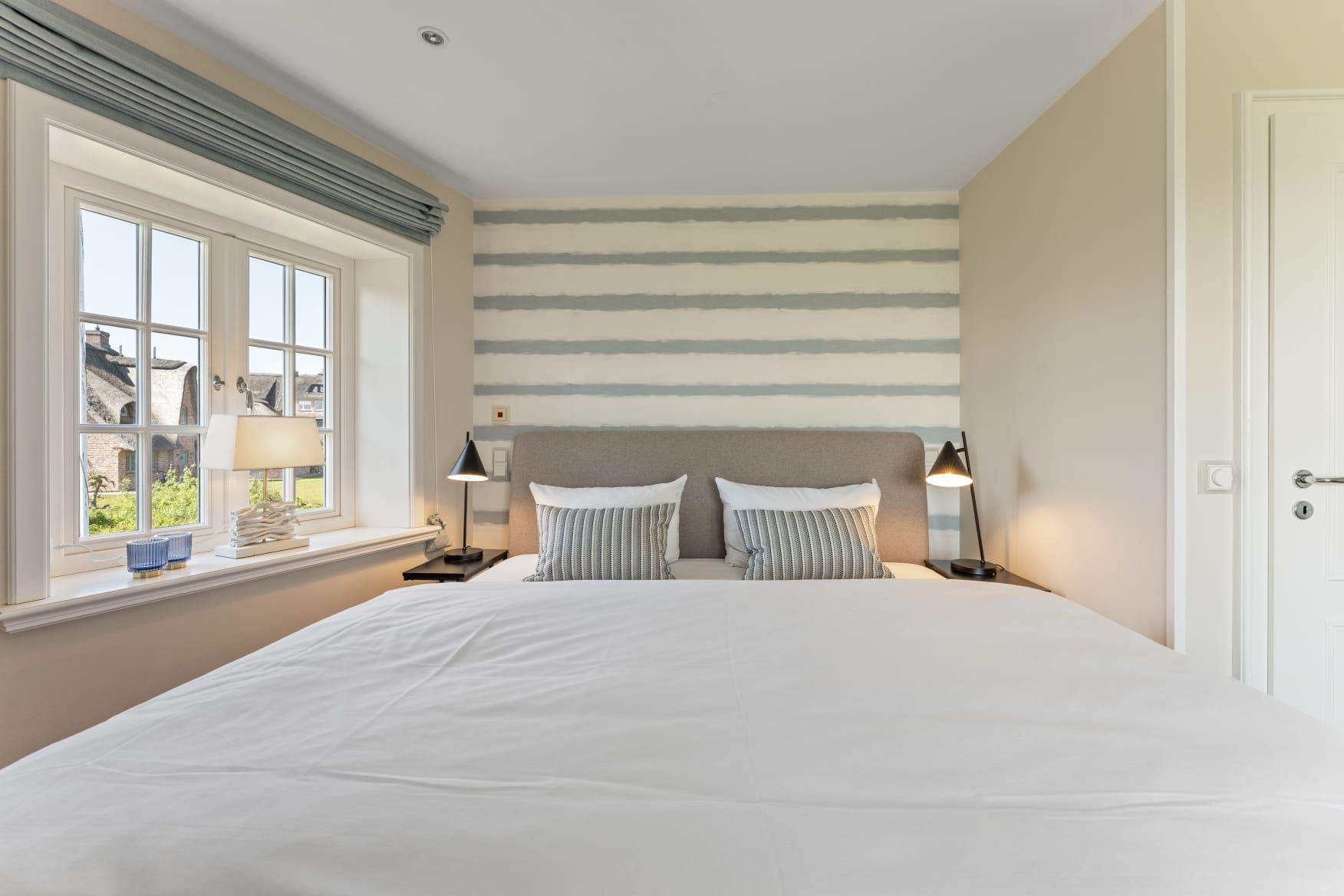 Schlafzimmer in Ferienhaus auf Sylt