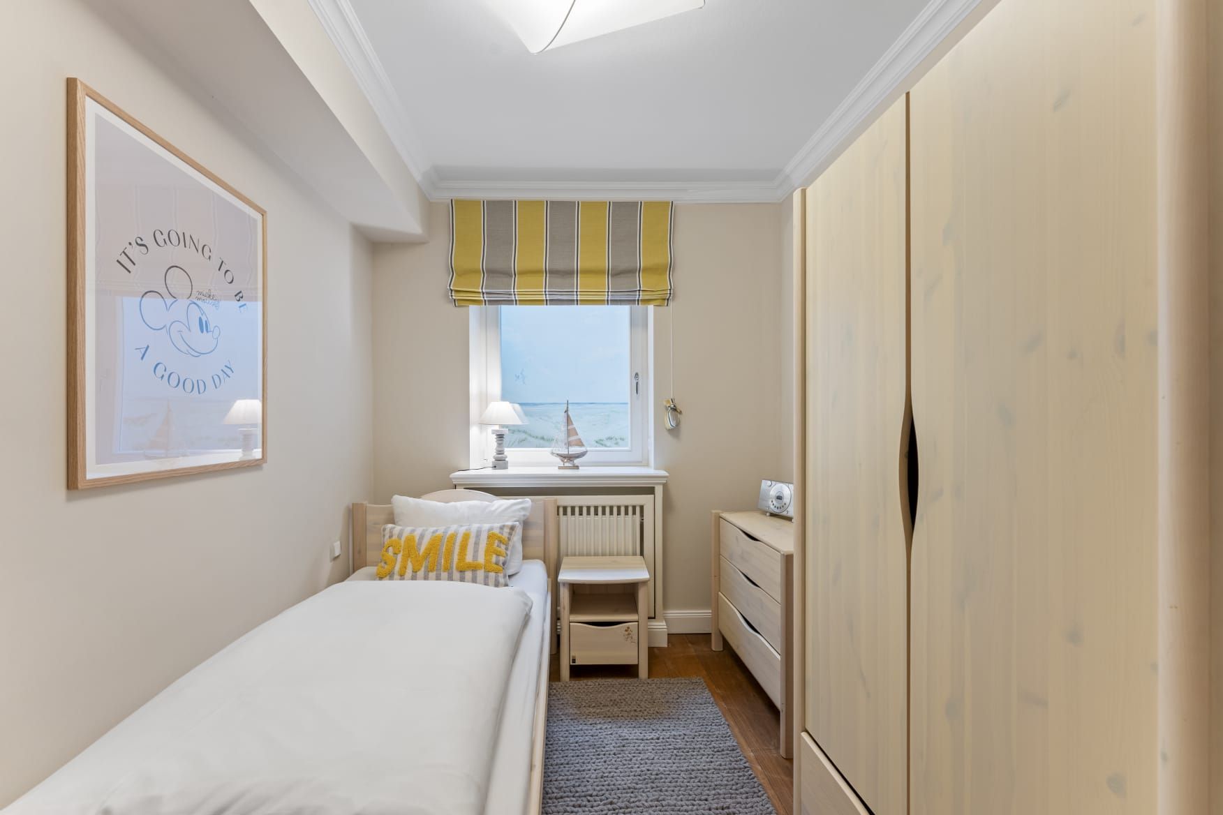 Schlafzimmer in Ferienhaus auf Sylt